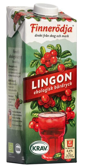 Bar Dryck Finnrodja Lingon 1L