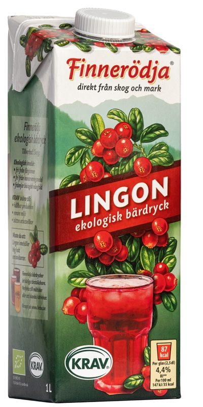 Bar Dryck Finnrodja Lingon 1L