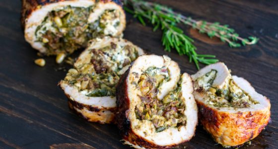 Huvudratt Flaskfile Spenat Pesto Getost Tomat Pinjenotter