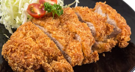 Huvudratt Japansk Schnitzel Tonkatsu