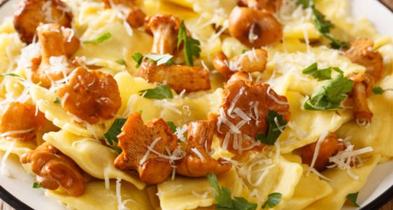 Huvudratt Ravioli Kantareller