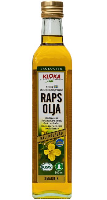 Rapsolja Kallpressad KLOKA 500 Ml