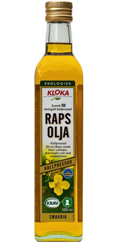 Rapsolja Kallpressad KLOKA 500 Ml