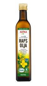 Rapsolja Varmpressad Ekologisk KLOKA Neutral KRAV